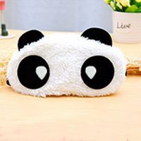 grocerystore Relieve Eye Fatigue Sleeping Calm The Nerves Eye Protection Cover Travel Light Shielding Lovely Cotton Breathable Panda Eye Mask with ice Bags F Style