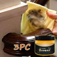 Kadola Wood Seasoning Beewax - Traditional Beeswax Polish for Wood & Furniture, All-Purpose Beewax for Wood Cleaner and Polish Wipes - Non Toxic for Furniture to Beautify & Protect, No Build-Up