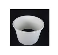 White Fish House Sleeve Ice Castle Shack Shanty Fishing Fishouse Hole Cover Round (Glow in The Dark)