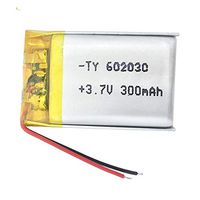 10ea 300mAH 3.7V 6X20X30mm Rechargeable LiPO Battery with PCM Lithium Battery 602030