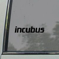 Incubus Rock Band Logo - Vinyl 5" wide (color: BLACK) decal laptop tablet skateboard car windows stickers
