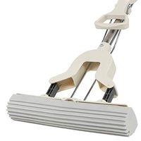 Furniture Flat mop, Household Folding Sponge Replaceable Retractable Stainless Steel Non-Slip Handle mop, Suitable for Hardwood Laminate Tile Stone use