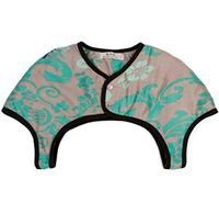 George Jimmy Unisex Prevent Arthritis Pain Thick Velvet Shoulder Warmers Clothing Shrugs XXL Size(Green)