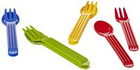 Arrow Home Products 29344, 4-Pack Fork and Spoon Sets (4 Pack), Assorted