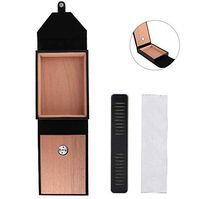 Redxiao Cigarette Box, Mini Portable Leather Durable Stylish Attractive Personalized for Family Storage or Travel Outdoor Humidor Cigar Container Storage Case(#1)