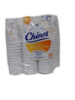 Chinet Comfort Cup 16-Ounce Cups, 2 Pack (50-Count Cups & Lids), (Assorted Colors)
