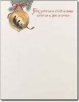 Holy Family Christmas Letterhead