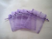 MyCraftSupplies Premium Quality Organza Bags 6x9 Inch 30-Pack for Favors, Gifts, Jewelry (Lavender)
