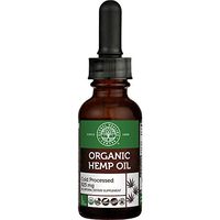 Global Healing Center USDA Organic Hemp Oil | 825mg Liquid for Relaxation, Stress Relief, Sleep, Soreness, Aches, and Joint Support | Non-GMO, Vegan, Cold-Processed, Made in Colorado, USA (1 Fl Oz)