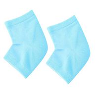 Heel Socks Gel Pads 2 Pair For Plantar Fasciitis,Heel Moisturizing Ankle Support Pain Relief Anti-crack Protector Foot Sleeves Care (Blue)