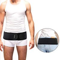 Paskyee Si Belt for Women and Men That Alleviate Sciatic, Pelvic, Lower Back and Leg Pain, Stabilize SI Joint, Breathable Anti-Slip Pilling-Resistant Black Regular