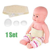 Umbilical Hernia Belt Baby Infant Cord Belt Newborn Belly Button Band Navel Abdominal Binder Child Umbilical Hernia Support Truss Adjustable Belly Wrap - Medium