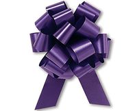 IGC 10 Pull String Bows - Gift Wrap Packaging - 5" 20 Loops - 1 1/4" - Purple