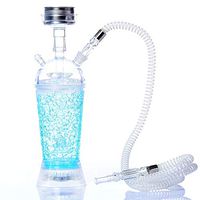 Mayanyan shisha Arabian Hookah Acrylic Hookah Set Bar Nightclub Hookah Complete Set 32.5cm