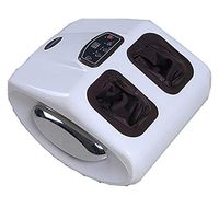JERKEY Foot Massager, Shiatsu Foot Massager Machine, Electric Massage Deep Kneading for Circulation Feet Legs Muscle Relief Plantar Fasciitis Neuropathy Chronic Nerve for Home Office,White