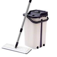 Hands Free Self Cleaning Magic Mop Home Lazy Bucket Sets Floor Flat Mop