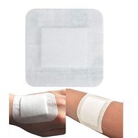 Zorvo Gauze Pads 4" X 4" 10 Count Adhesive Wound Dressing Adhesive Bandaging Tape, Aid Dressing Adhesive Bandages for First Aid & Wound Care