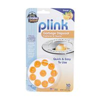 Compac Home Plink Garbage Disposal Cleaner and Deodorizer, Freshens Your Kitchen and Waste Disposal, Orange, 10 Count