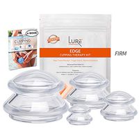 Lure Edge Cupping Therapy Sets - Silicone Cups for Cupping Set Firm (Clear)