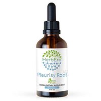 Pleurisy Root A120 Alcohol Herbal Extract, Super-Concentrated Tincture, Organic Pleurisy Root (Asclepius tuberosa) (4 fl oz)