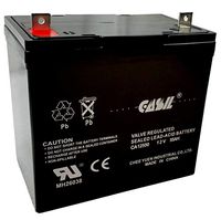 12V 55Ah Power Boat Pontoon Electric Trolling Motor Deep Cycle Battery by Inovel Power