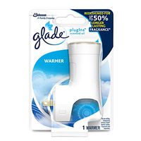 Glade PlugIns Air Freshener Warmer, Scented and Essential Oils for Home and Bathroom, Up to 50 Days on Low Setting, 1 Count