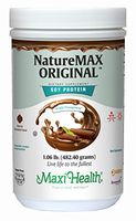 Maxi Health Naturemax - Soy Protein - Rich Chocolate - Diet & Energy Support - 1 lbs Powder - Kosher