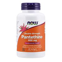 NOW Supplements, Pantethine (Coenzyme A Precursor) 600 mg, Double Strength, Cardiovascular Health*, 60 Softgels