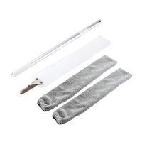 Microfiber Duster, Extendable Duster Long Handle Mop Sweep with Flexible Bendable Cleaning Head, Household Bedside Dust Brush Cleaning Tool for Sofa Bed Furniture Bottom Gap