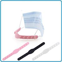 Ougrand 20 PCS Face Guard Hook Ear Cord Adjustment - Ear Protection Strap Prevent Earache Ear Rope Face Guard Extension Colour Random