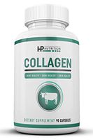 Collagen Peptide Capsules - 90 Protein Powder Pills - Multi Supplement Types I, II, II, V, X - Organic Bone Broth - Anti-Aging Formula for Healthy Skin, Strong Joints, Bones & Nails for Women & Men
