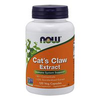 NOW Supplements, Cat's Claw Extract, 10:1 Concentrate, (1.5% Standardized Extract), 120 Veg Capsules