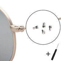 CEYDEY Replacement Silver Screws for Ray-Ban Aviator RB3025 3025 Sunglasses Repair Kit (Set of 4),Bonus Screwdriver