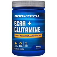 BCAA Glutamine Supports Muscle Endurance, Growth Recovery with Essential Amino Acids (14.01 Ounce Powder) by BodyTech