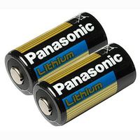 CR123A Lithium 3V Battery, 2 Pack