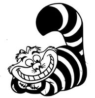 Cheshire Cat Decal Sticker Designed for Apple Macbook 13" 15" 17" 5.1 High X 5.5 Wide