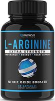 Havasu Nutrition Extra Strength L Arginine - 1200mg Nitric Oxide Supplement for Muscle Growth, Vascularity and Energy - L-Citrulline & Essential Amino Acids to Support Physical Endurance, 60 Capsules