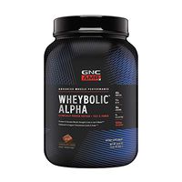 GNC AMP Wheybolic Alpha Whey Protein Powder - Chocolate Fudge, 22 Servings, Contains 40g Protein and 15g BCAA Per Serving