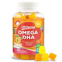 Omega 3 for Kids Gummies - DHA for Kids - Tasty Kids Omega 3 6 9 from Algae, Chia, and Coconut Oil, Supports Healthy Brain Function, Heart and Vision Health with No Fishy Taste