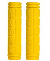 U-JOY Bike Handlebar Grips for Kids Girls Boys, Non-Slip Rubber Mushroom Bicycle Grips for Scooter Cruiser Seadoo Tricycle Wheel Chair Mountain Road Urban Foldable Bike MTB BMX (Yellow)
