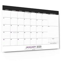 Wordsworth & Black 2020 Monthly Desk/Wall Calendar 21" x 17"- Desktop Pad Blotter with Notes Section - Academic -Family- Business - Perfect for Planning and Organizing for Home or Office (Large)