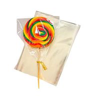 Cellophane OPP Bag 200Pcs Clear Flat Cello Bags Bakery Candy Cookie Chocolate Bags (5X7 inch)