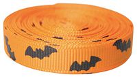 Bats Print Grosgrain Ribbon