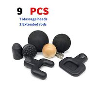New 9pcs Replaceable Percussion deep Massage Gun Tips for Jigsaw Massager Bit Tip Set Body Muscle Massager