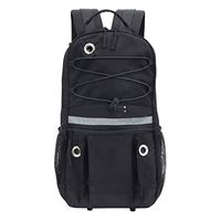 PACMAXI Oxygen Backpack Portable Oxygen Bag for Wheelchair, Scooter, Rollator, Oxygen Accessories Backpack with Reflective Strap for Women, Men, Elder, Fits M2, A/M4, ML6, B/M6, M7, C/M9 (Black)