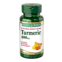 Nature's Bounty Turmeric 400mg, 100 capsules, pack of 3 (3)