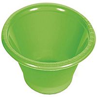 Creative Converting 28312351 Plastic Bowls, 12oz, Fresh Lime