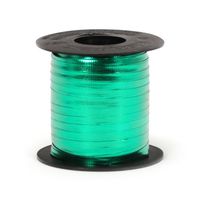 Berwick Offray Metallic Emerald Green Glitter Crimped Curling Ribbon, 3/16'' Wide, 250 Yards