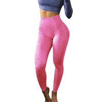 High Waist Leggings Seamless Point Running Sport Fitness Yoga Pants Tummy Control Speed Dry Pants