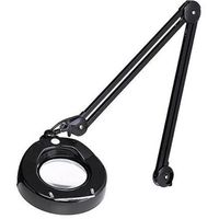 OC White EM-45-5D-B Economy Prolite Magnifier, 5 Diopter (2.25x), 45" Reach, Table Edge Clamp, Carbon Black Finish